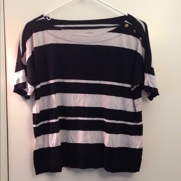 LOFT Tops - Black and white loft top LOFT Tops - Black and white loft top